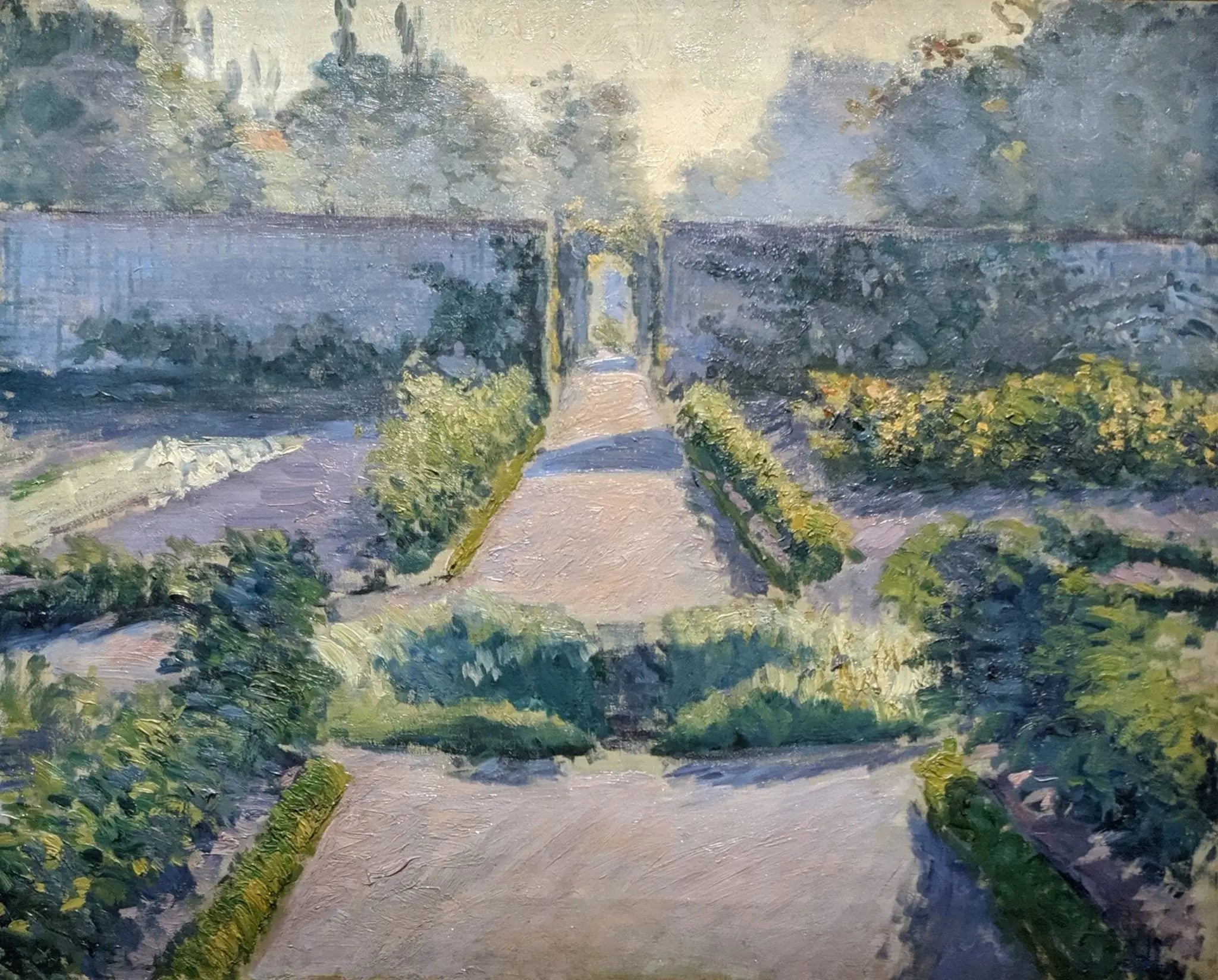 Reproduction du tableau « Le jardin potager, Yerres - Gustave Caillebotte » par Alpha Reproduction en peinture à l’huile