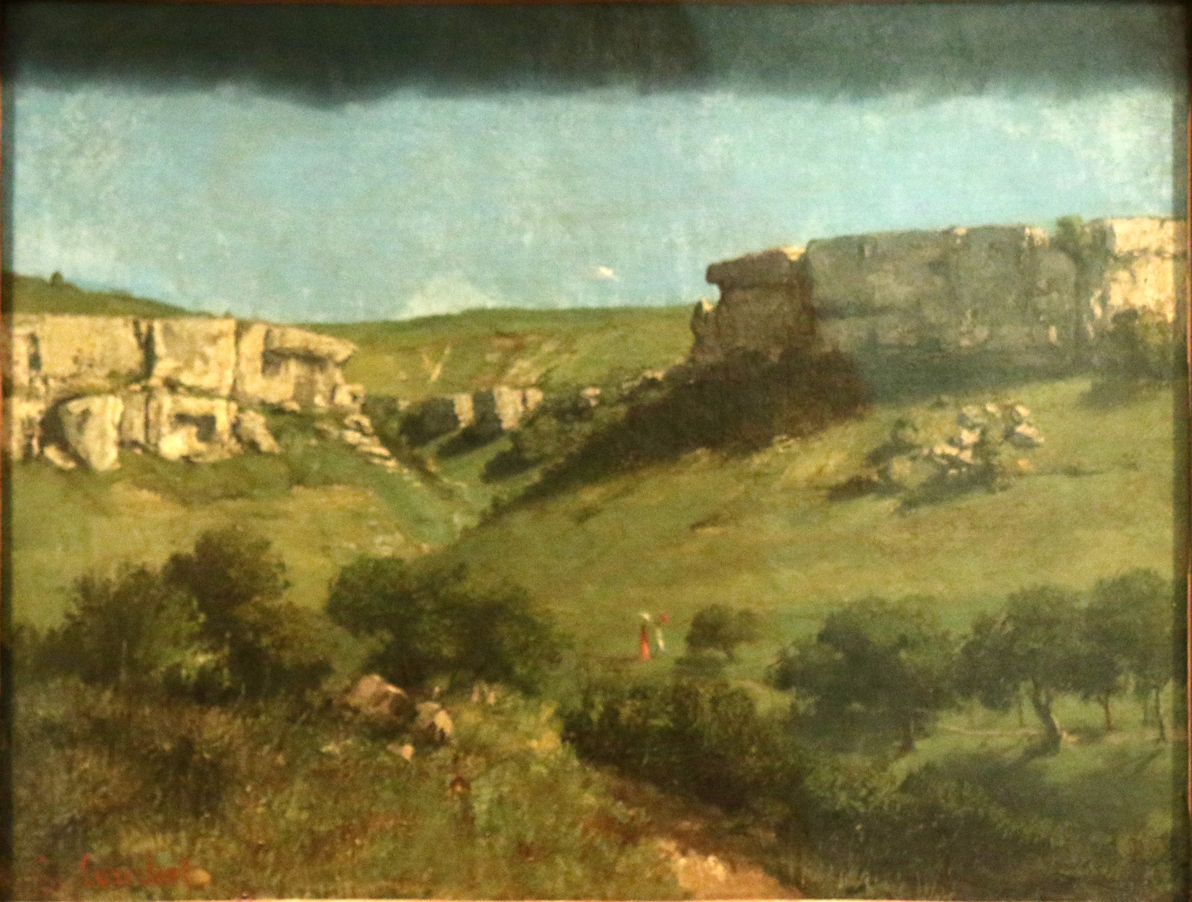 Paysage à Ornans - Gustave Courbet