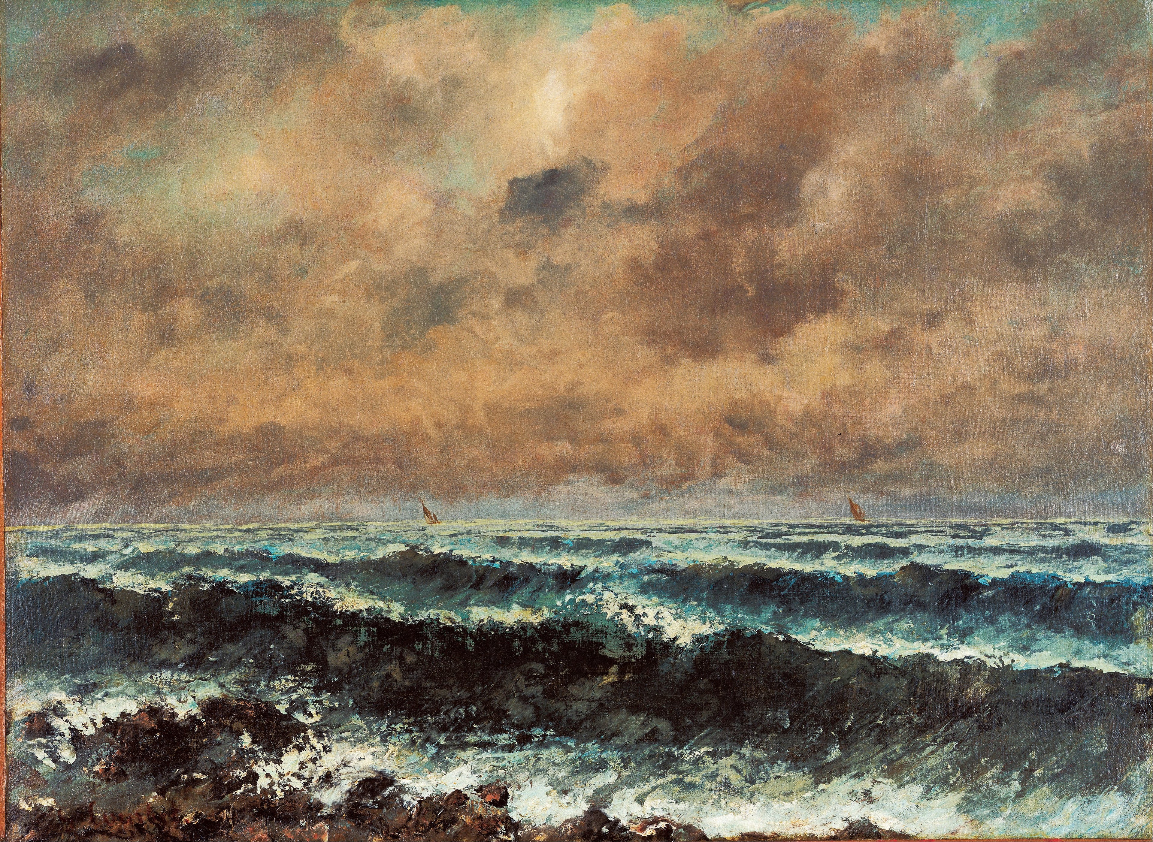 La Mer en automne - Gustave Courbet