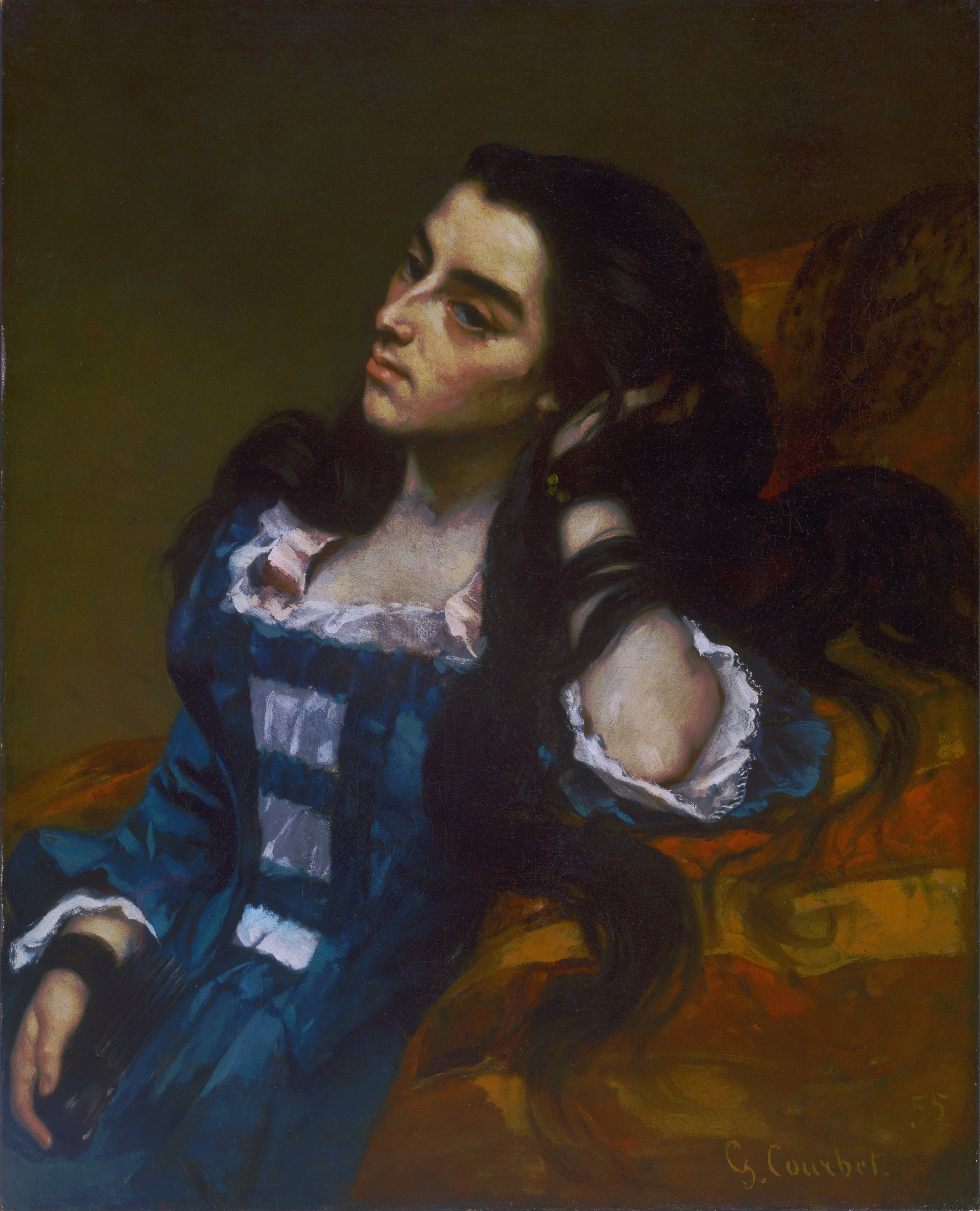 Une dame espagnole - Gustave Courbet