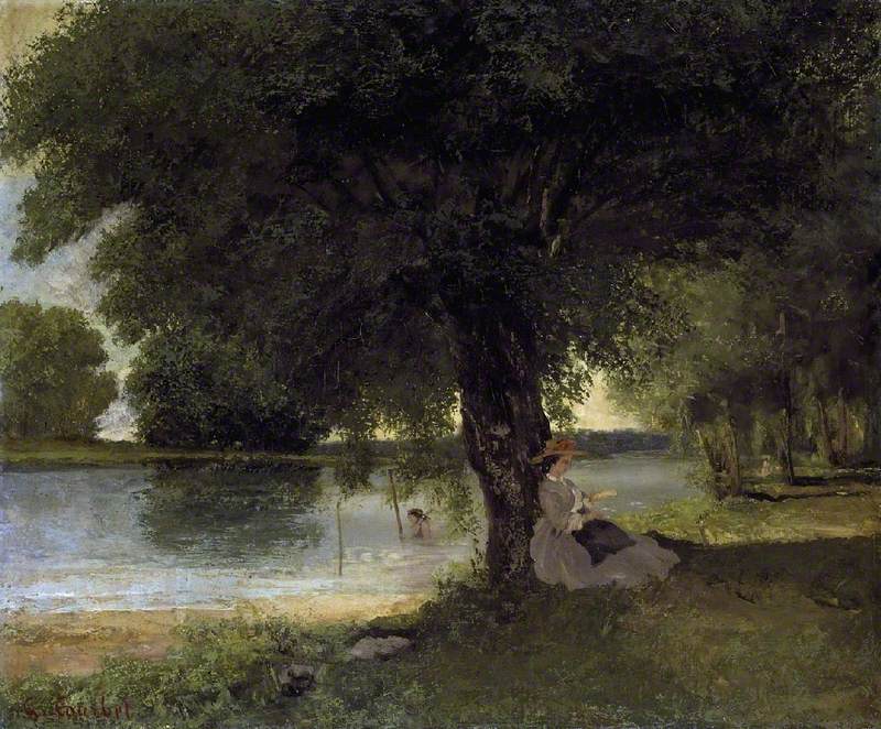 La Charente à Port-Bertaud - Gustave Courbet