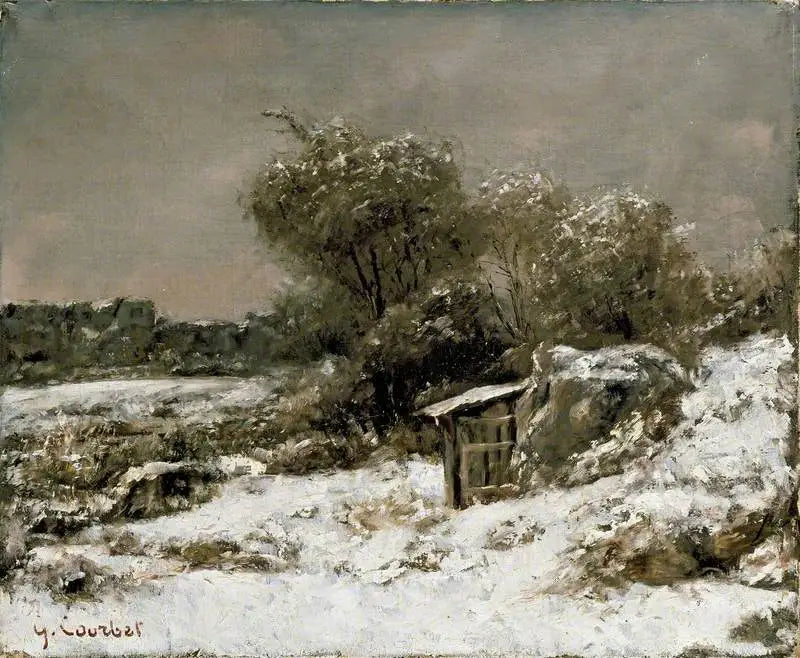 Scène d’hiver - Gustave Courbet - Alpha Reproduction