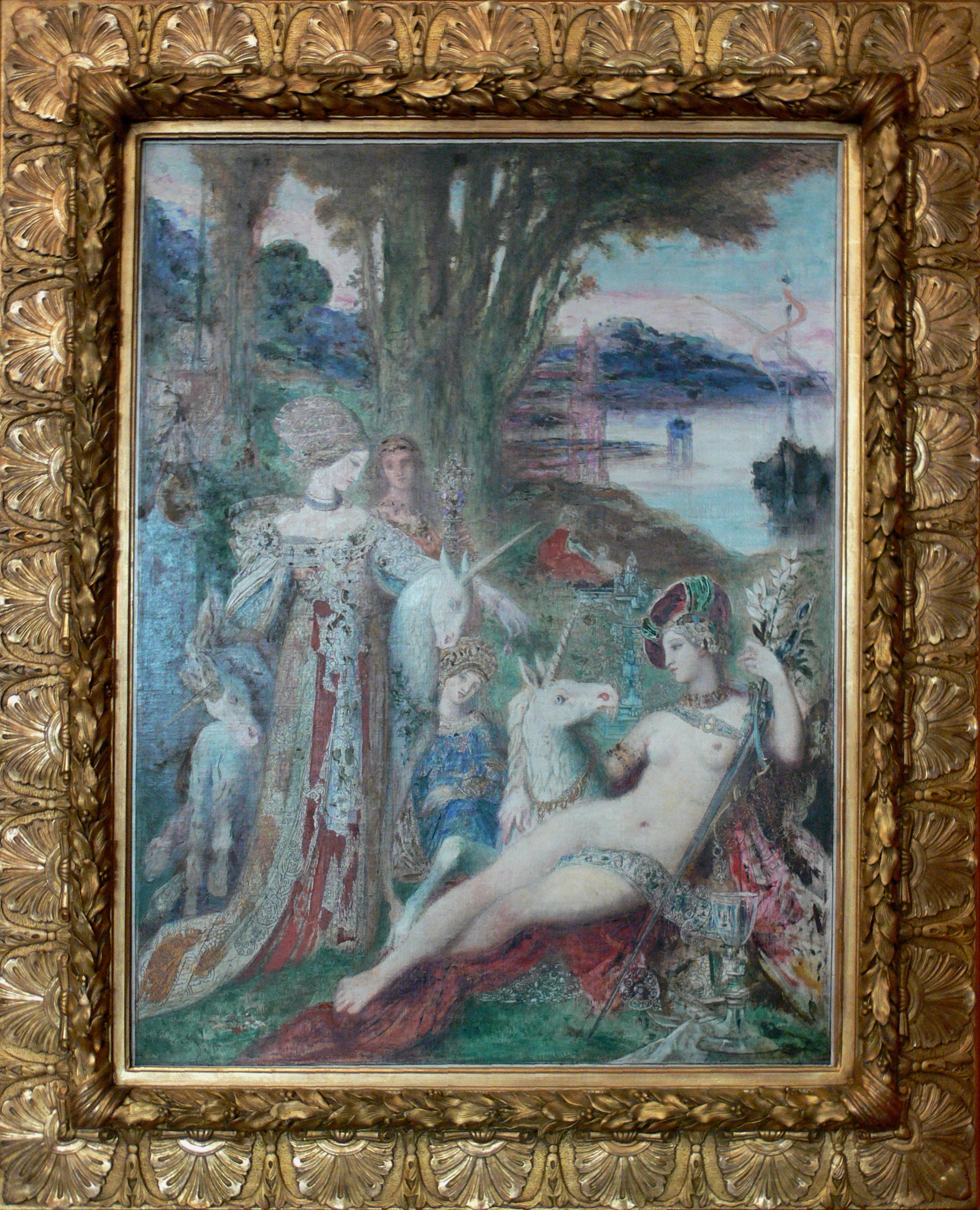 Les Licornes - Gustave Moreau