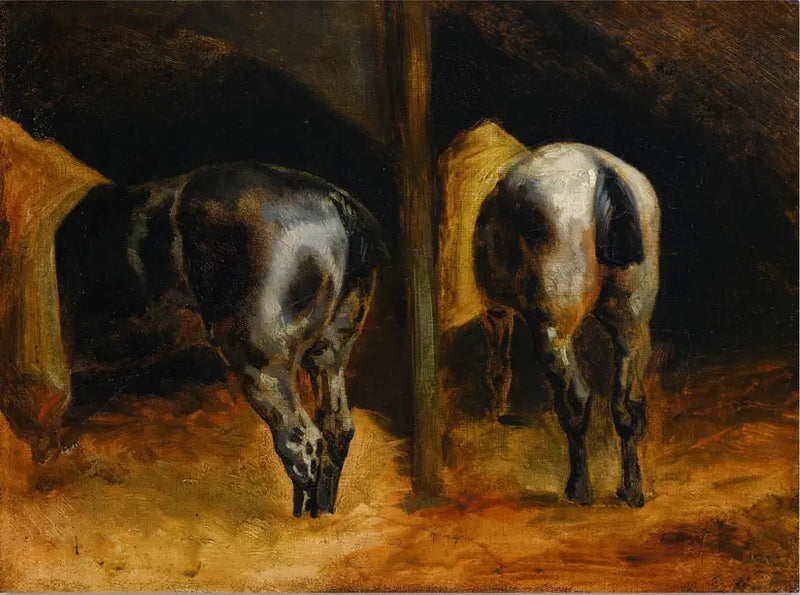 Groupes de chevaux - Théodore Géricault
