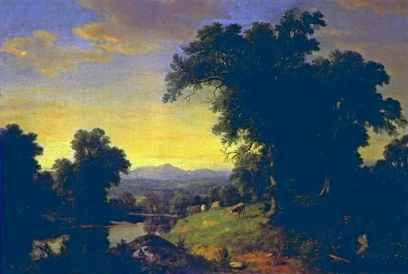 Une scène pastorale - Asher Brown Durand