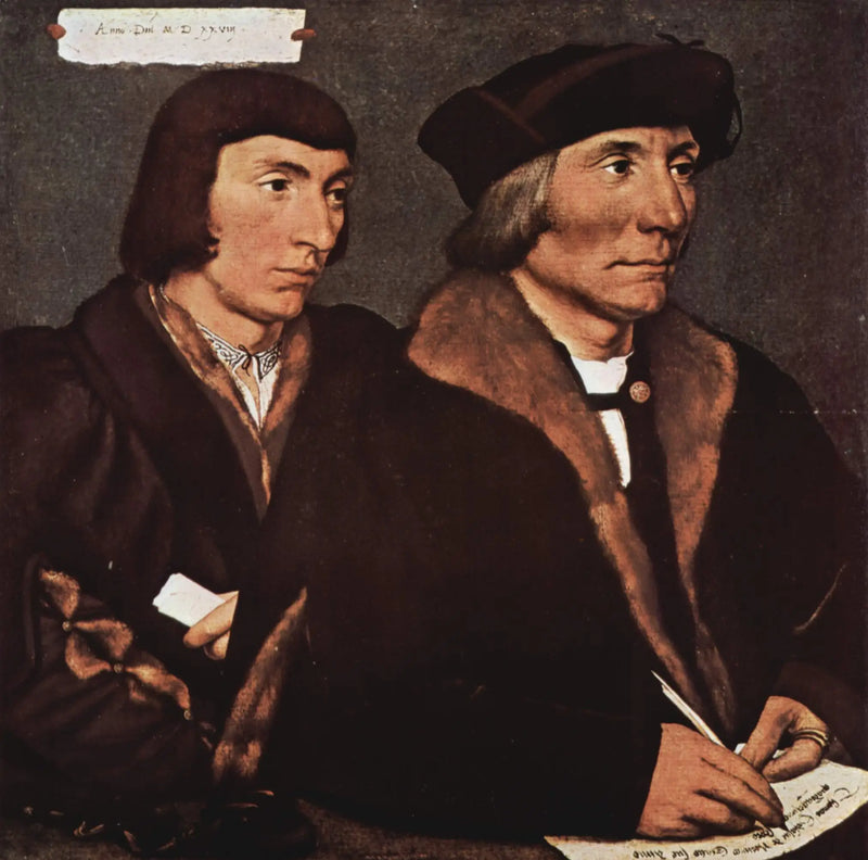 Portrait of Thomas Godsalve and his Son John - Hans Holbein le Jeune