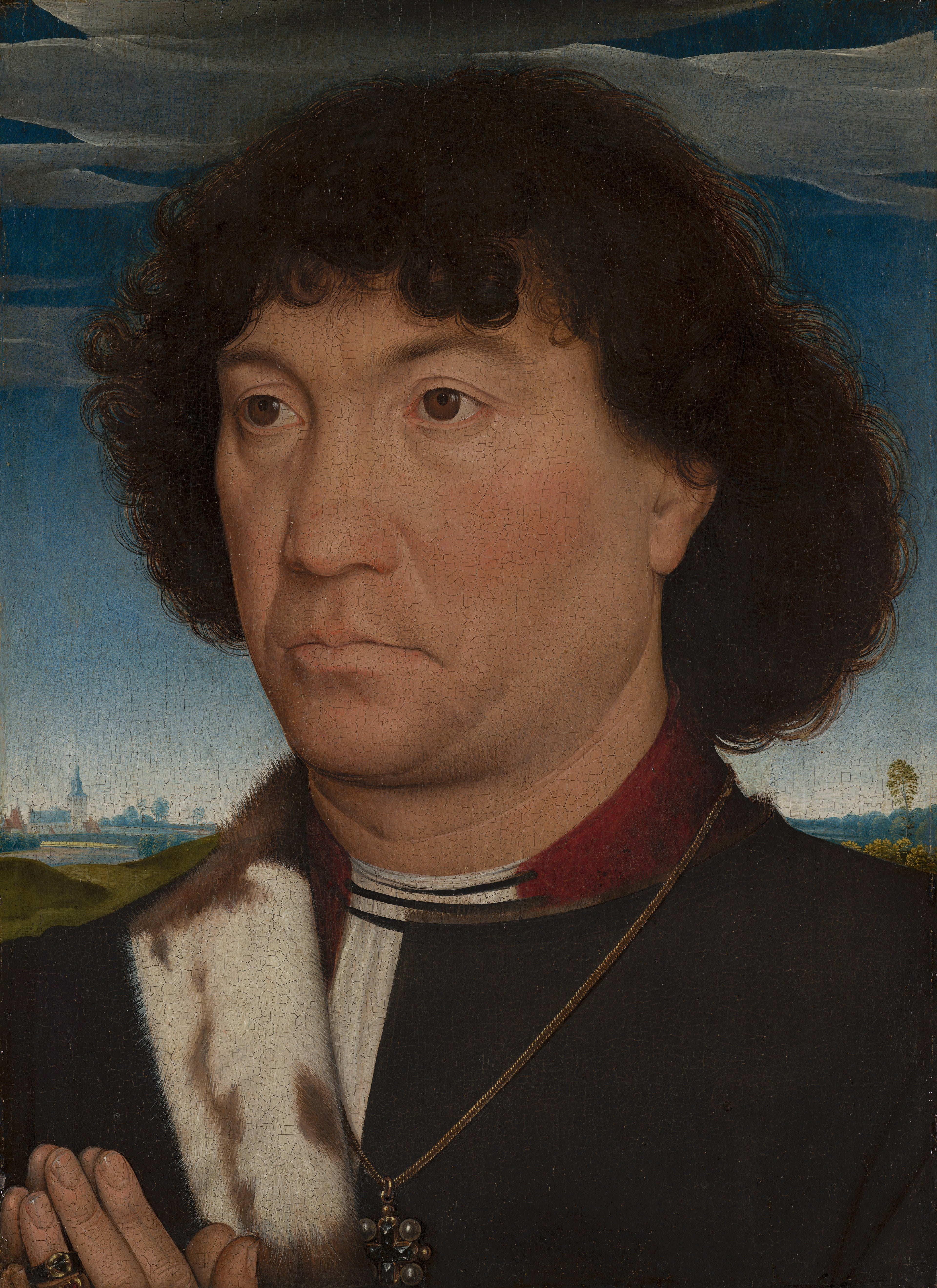 Portrait d'un homme de la famille Lespinette - Hans Memling