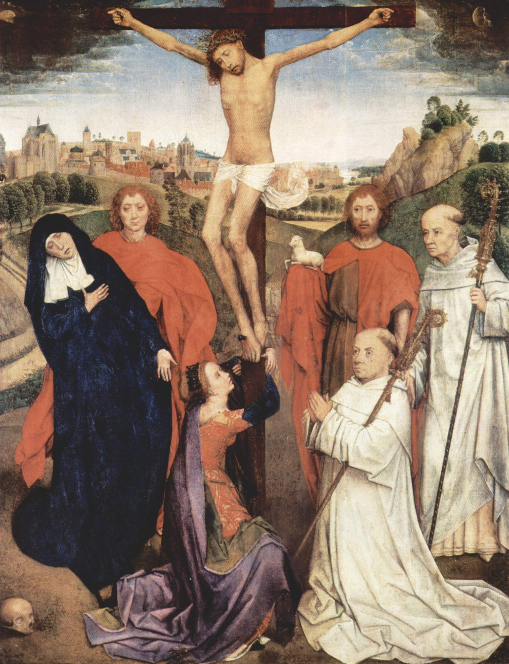 Triptyque de Jan Crabbe. Table centrale - Hans Memling