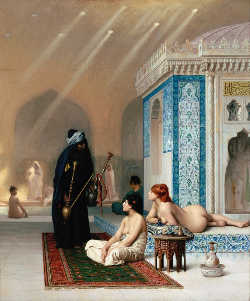 Piscine dans un harem - Jean-Léon Gérôme
