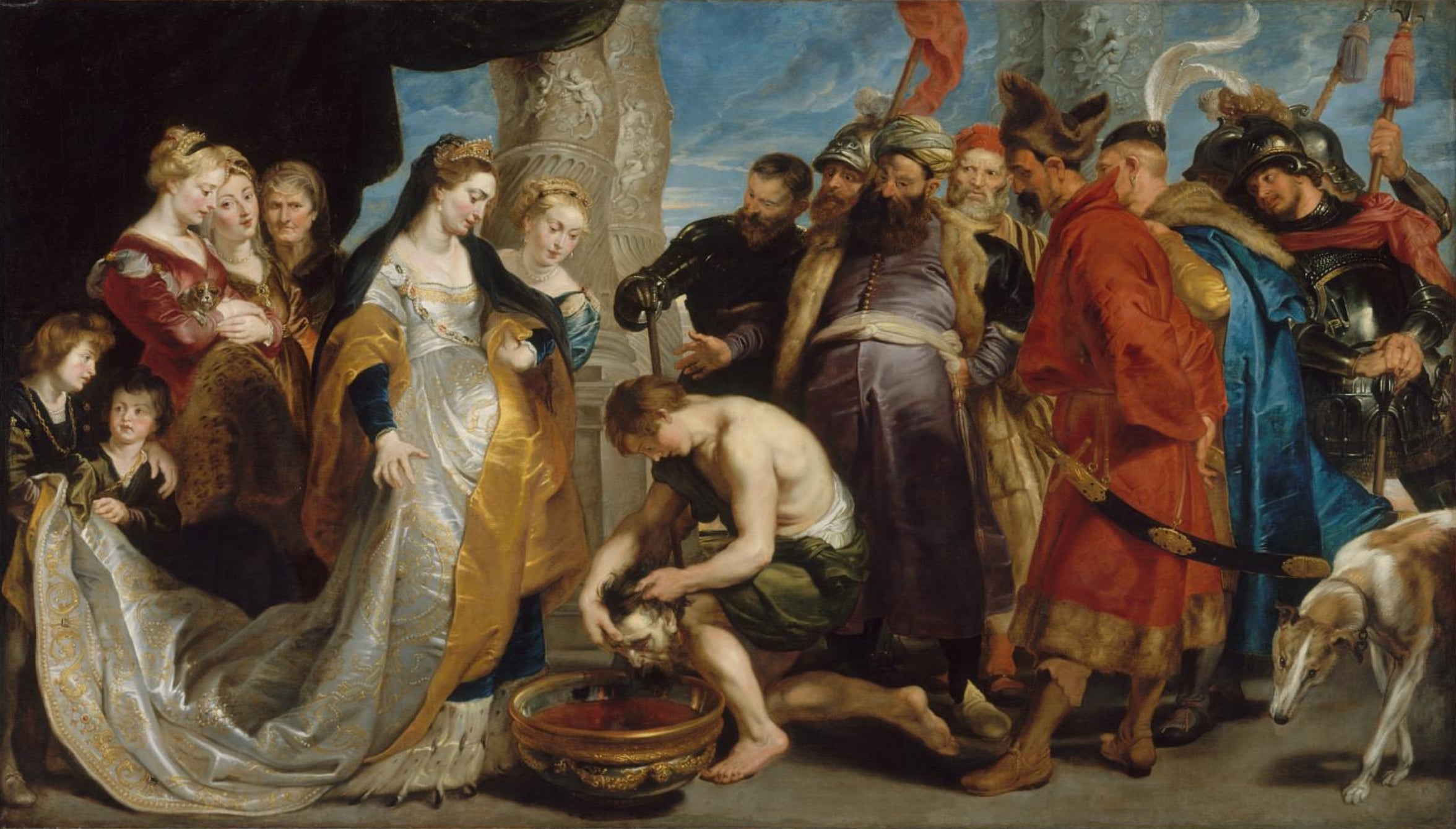 La Reine Thomyris fait plonger la tête de Cyrus dans un vase plein de sang - Peter Paul Rubens