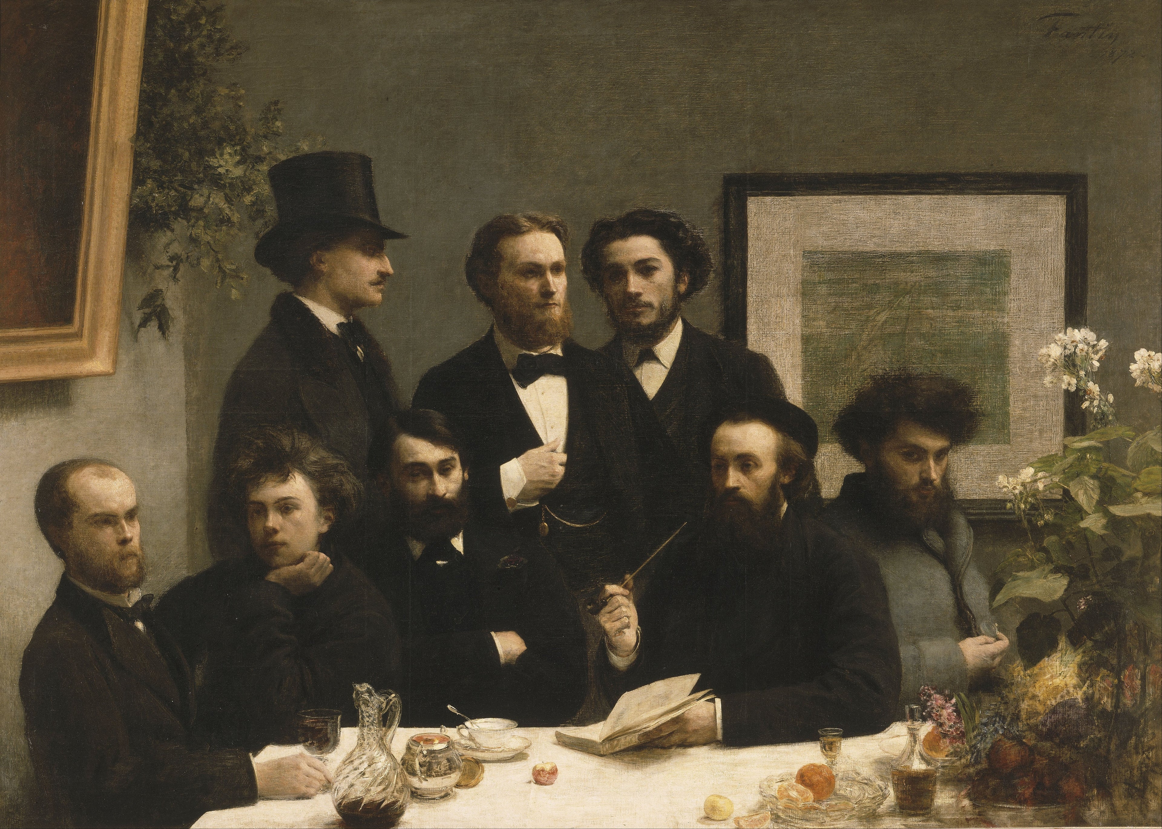 Un coin de table - Henri Fantin-Latour