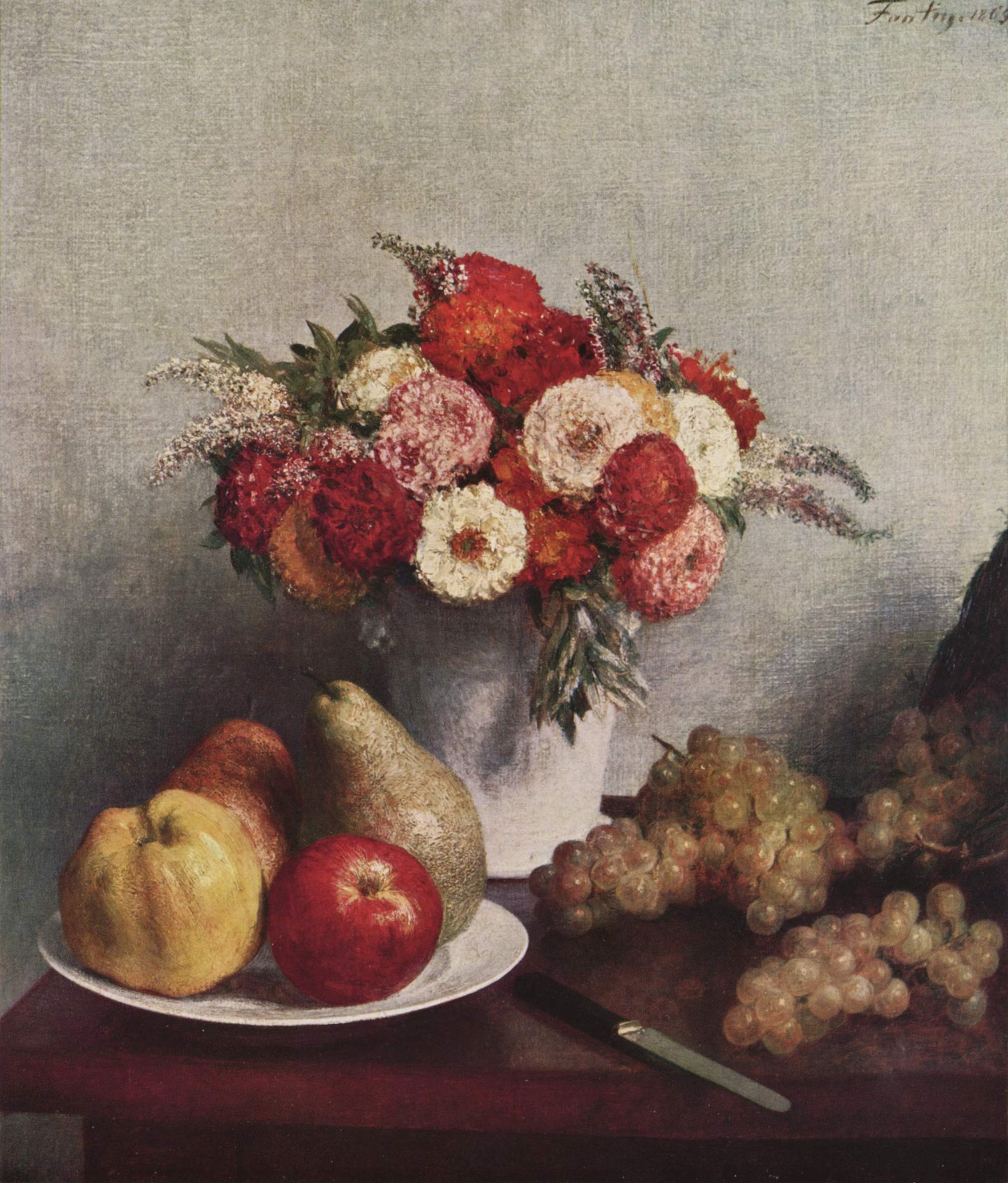 Fleurs et fruits - Henri Fantin-Latour