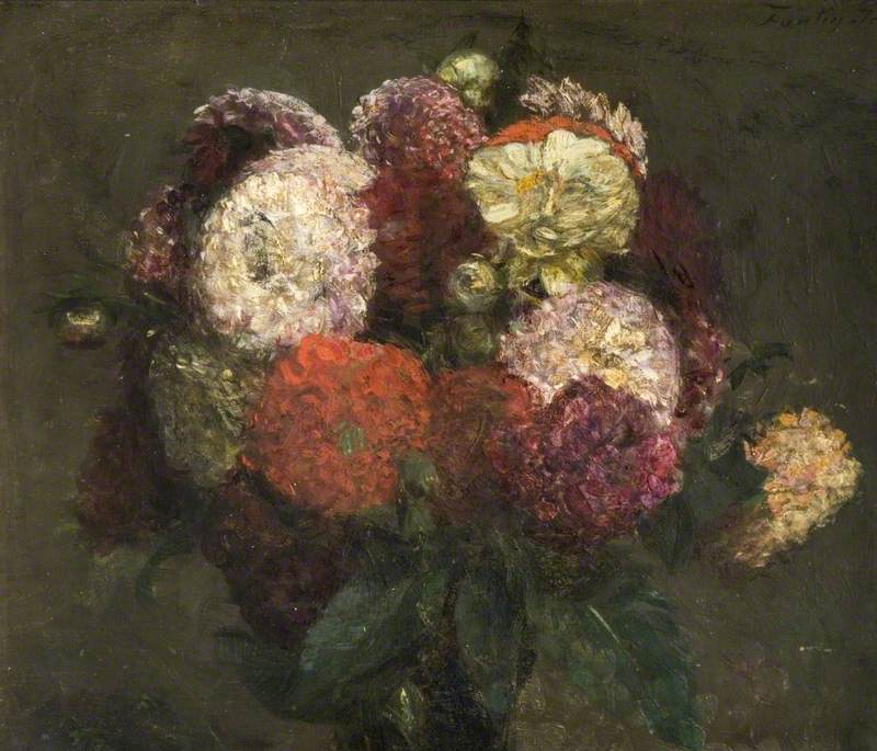 Bouquet de Dahlias - Henri Fantin-Latour