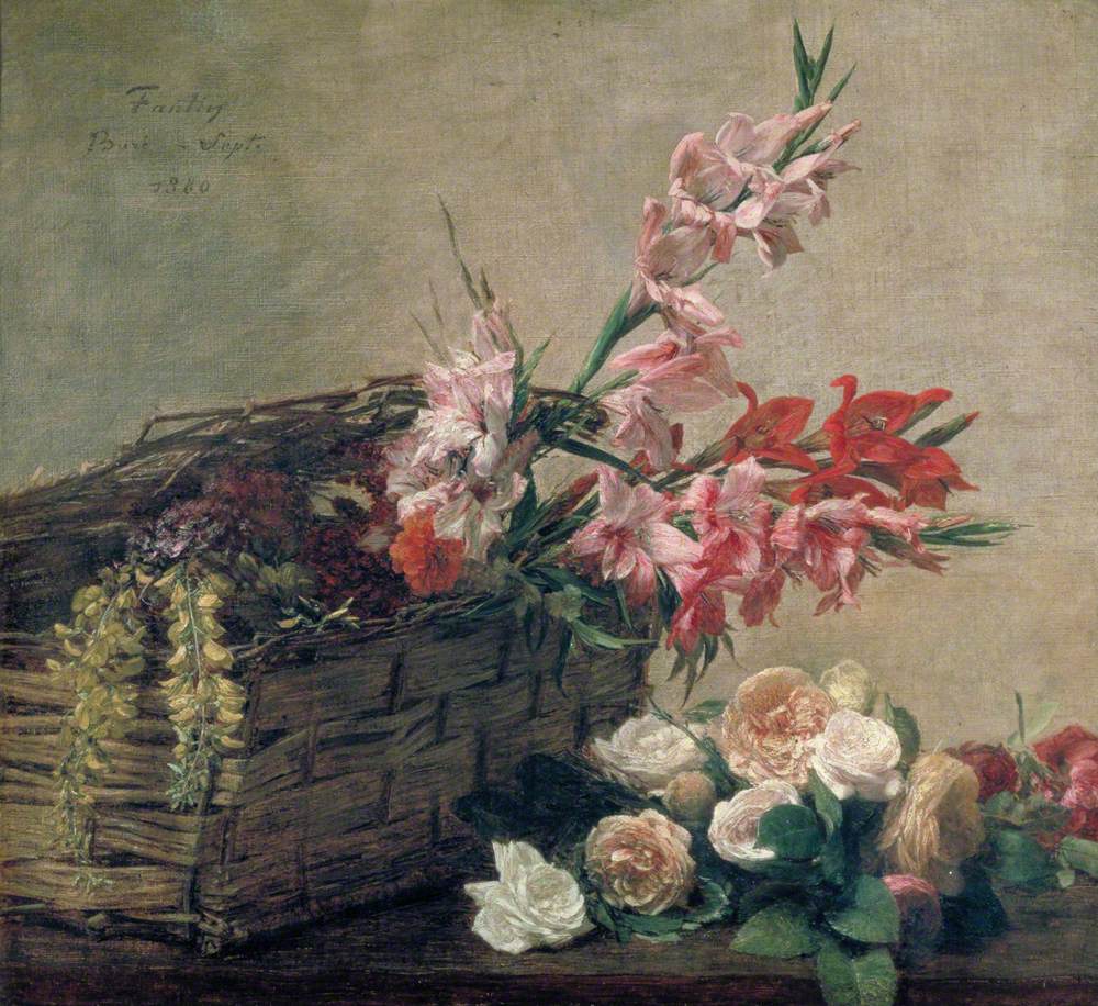 Glaïeuls et roses - Henri Fantin-Latour