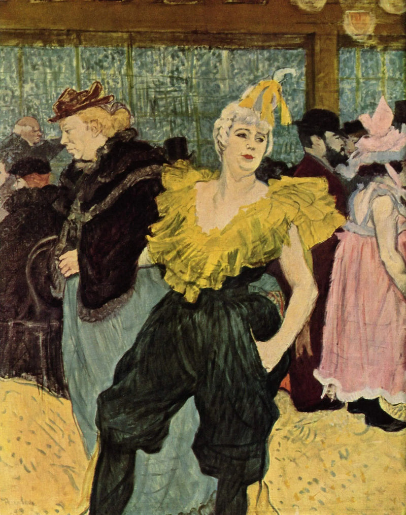Au Moulin-Rouge : La clownesse Cha-U-Kao - Henri de Toulouse-Lautrec