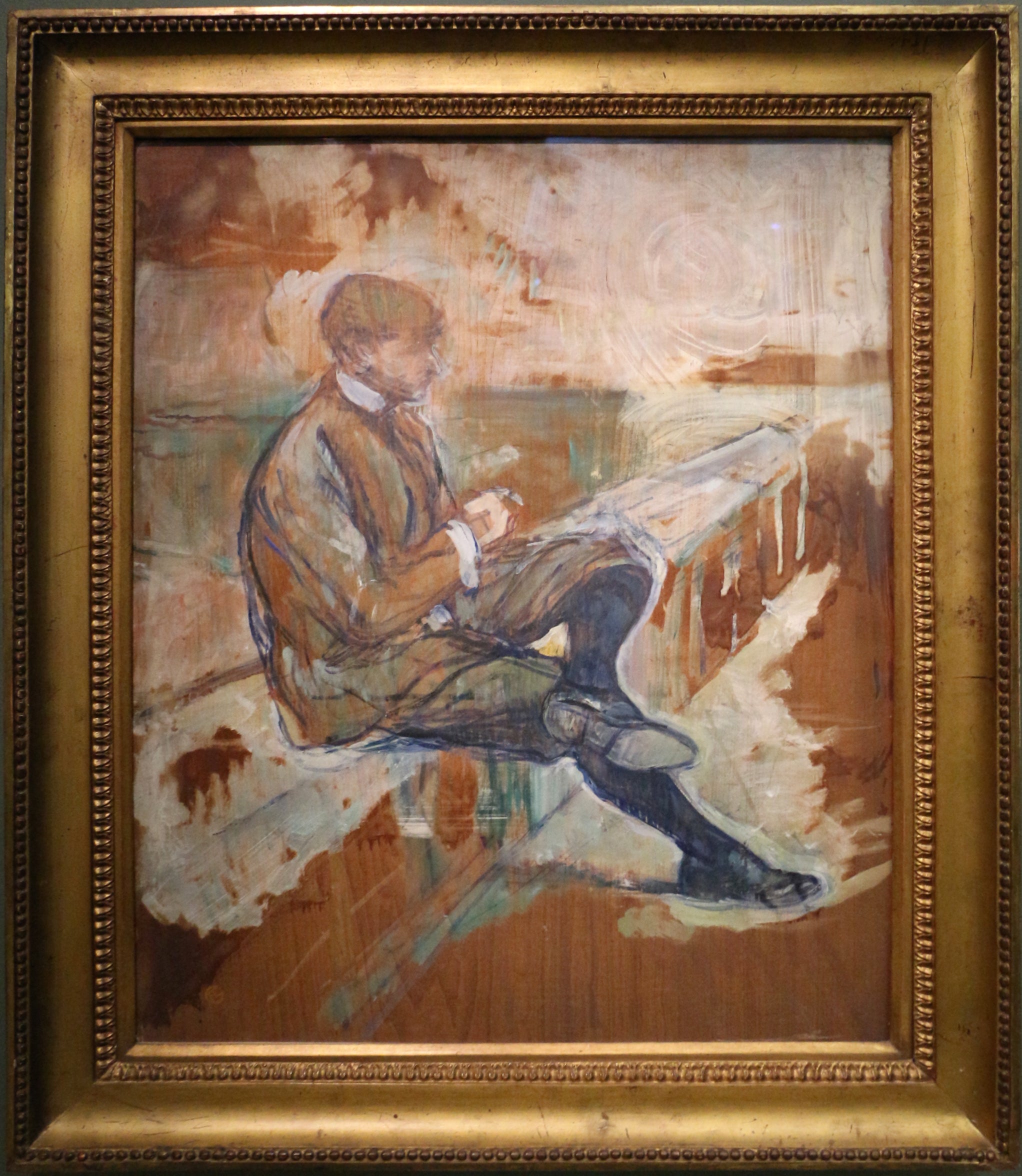 Reproduction du tableau « Louis Bouglé - Henri de Toulouse-Lautrec » par Alpha Reproduction en peinture à l’huile