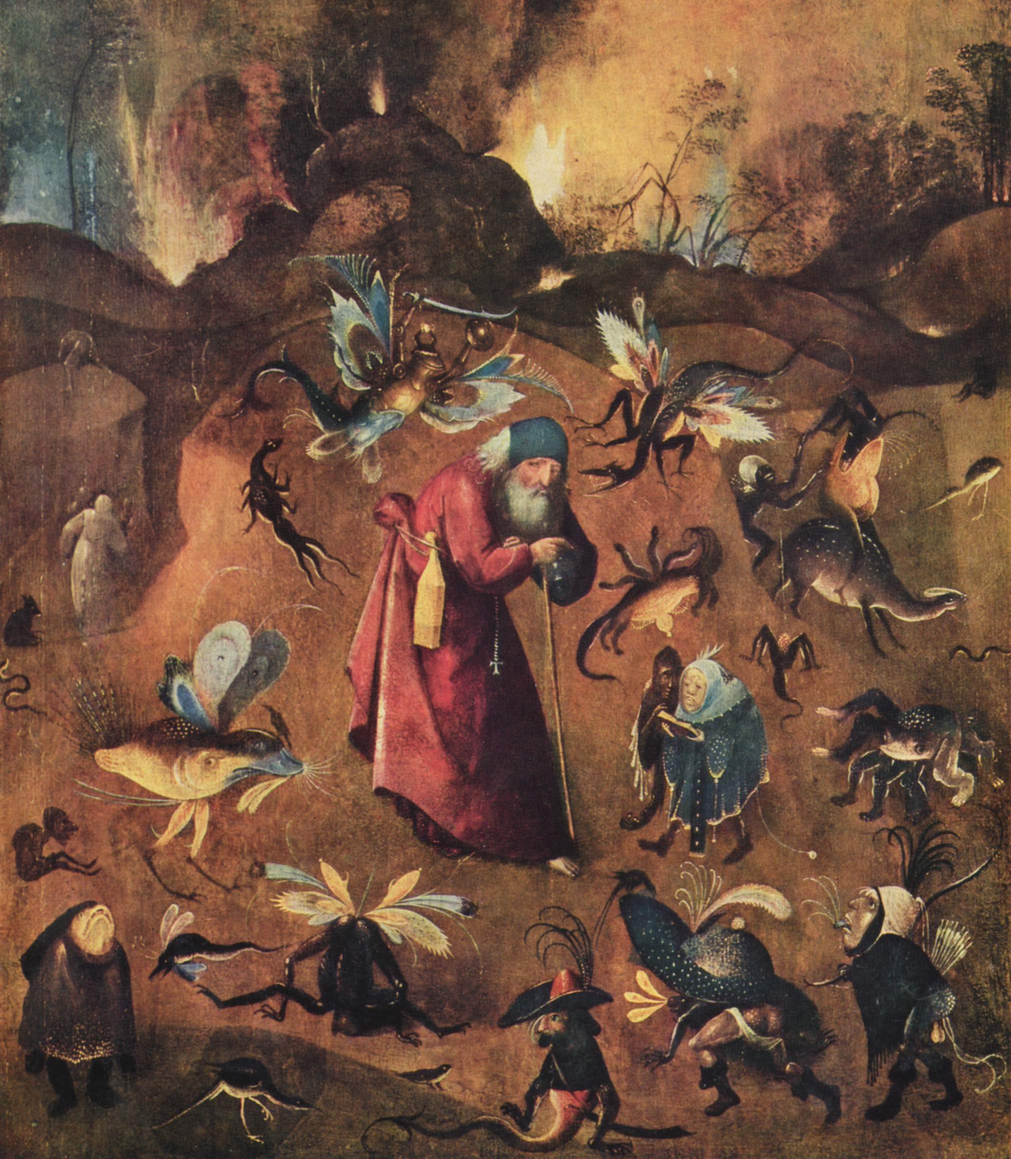 La Tentation de saint Antoine - Hieronymus Bosch