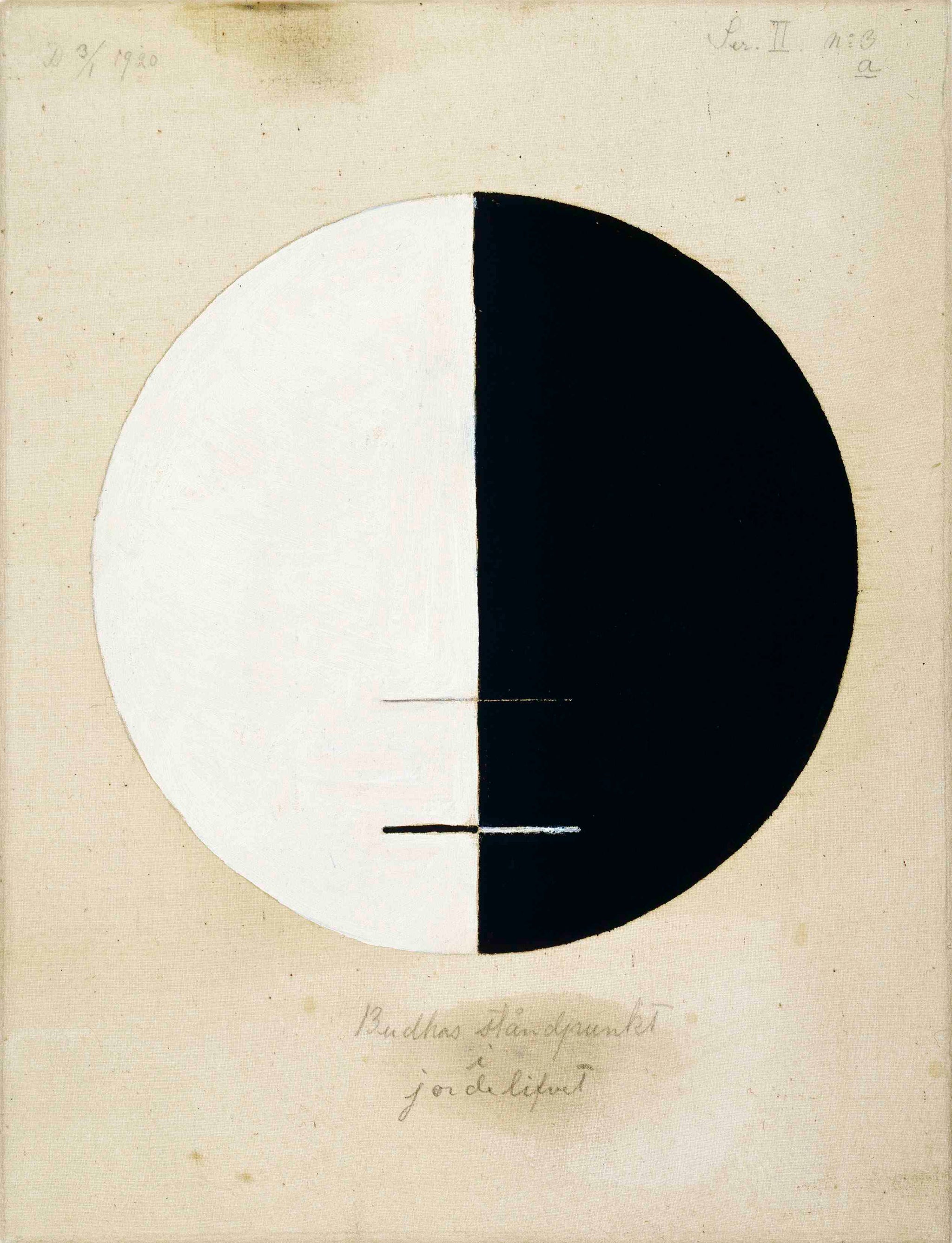 Buddha's Standpoint in the Earthly Life - No 3a - Hilma af Klint