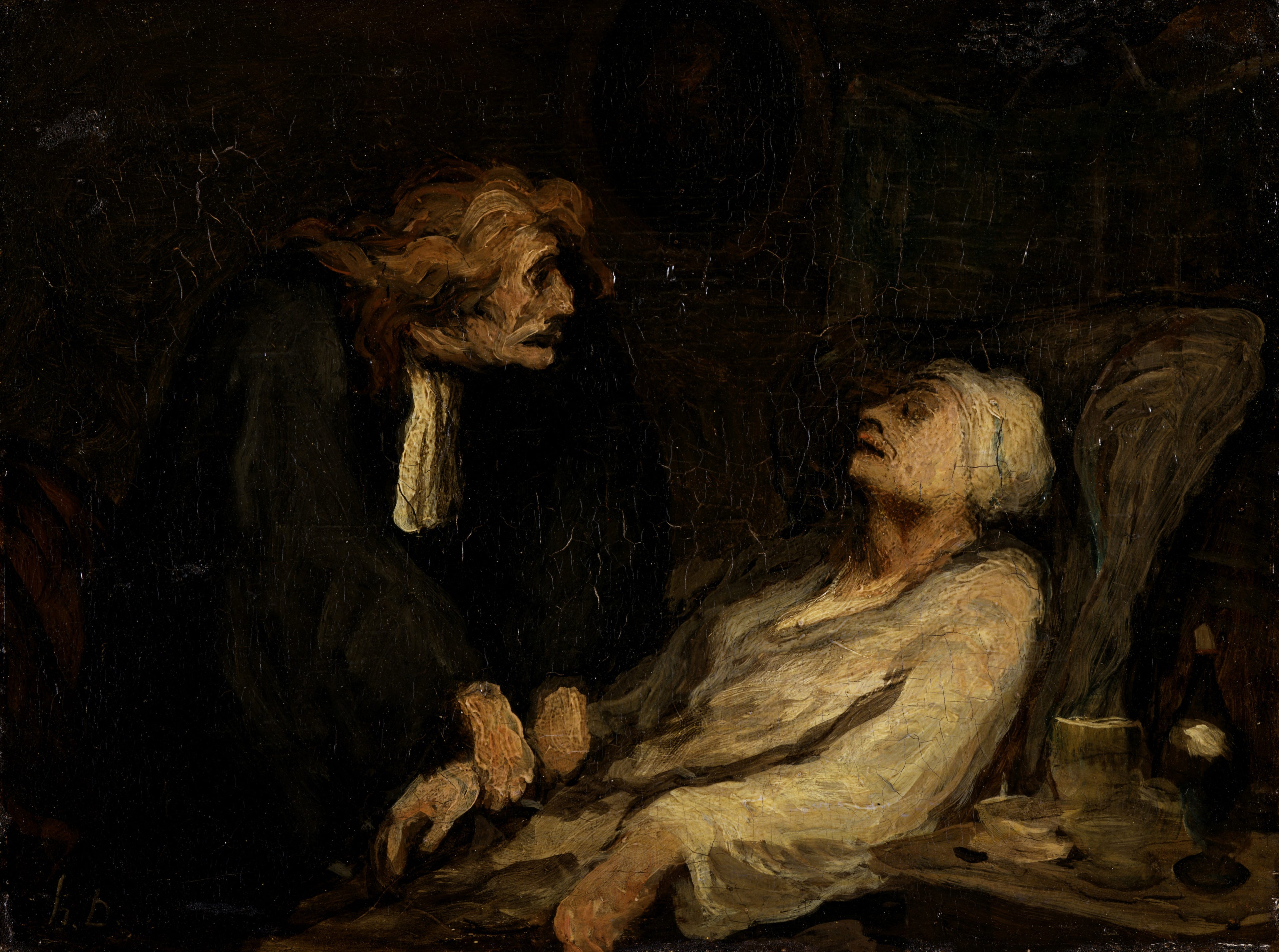 L'hypocondriaque (Le Malade imaginaire) - Honoré Daumier