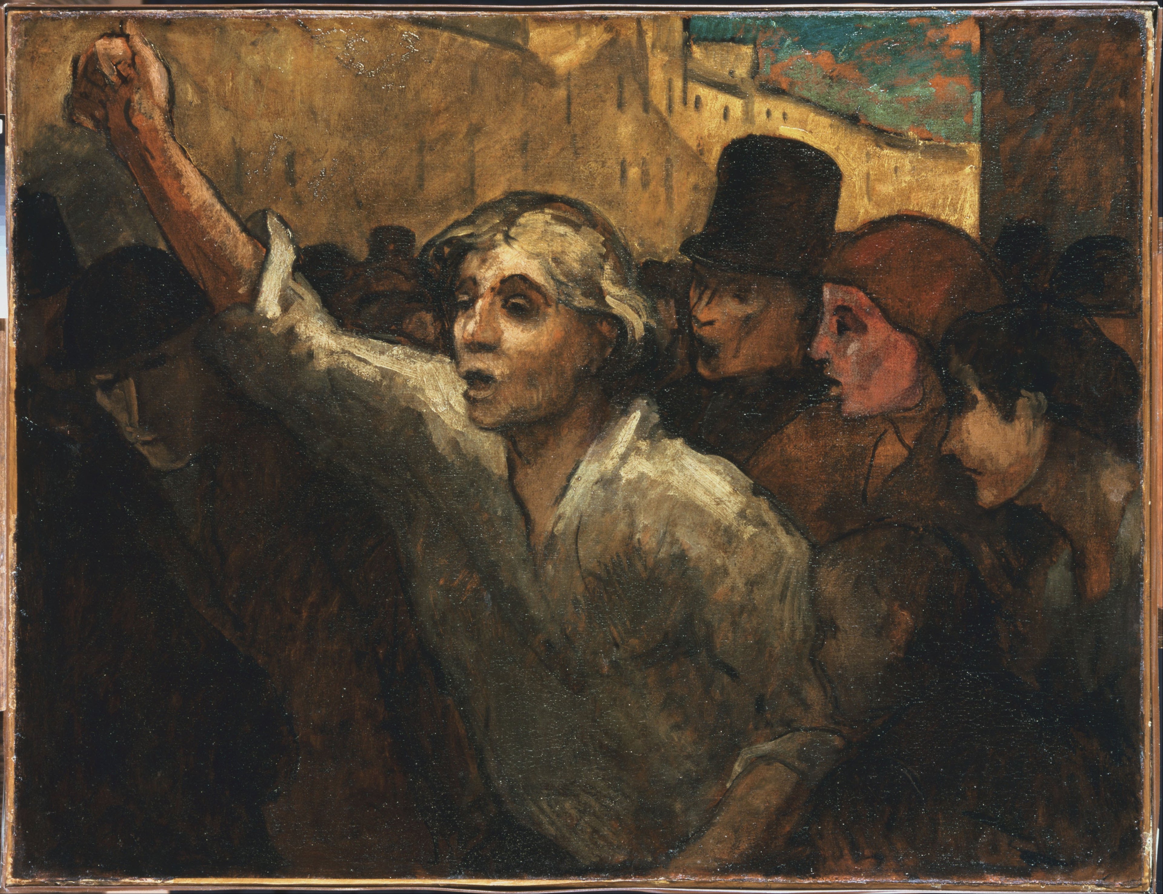 L'Émeute - Honoré Daumier