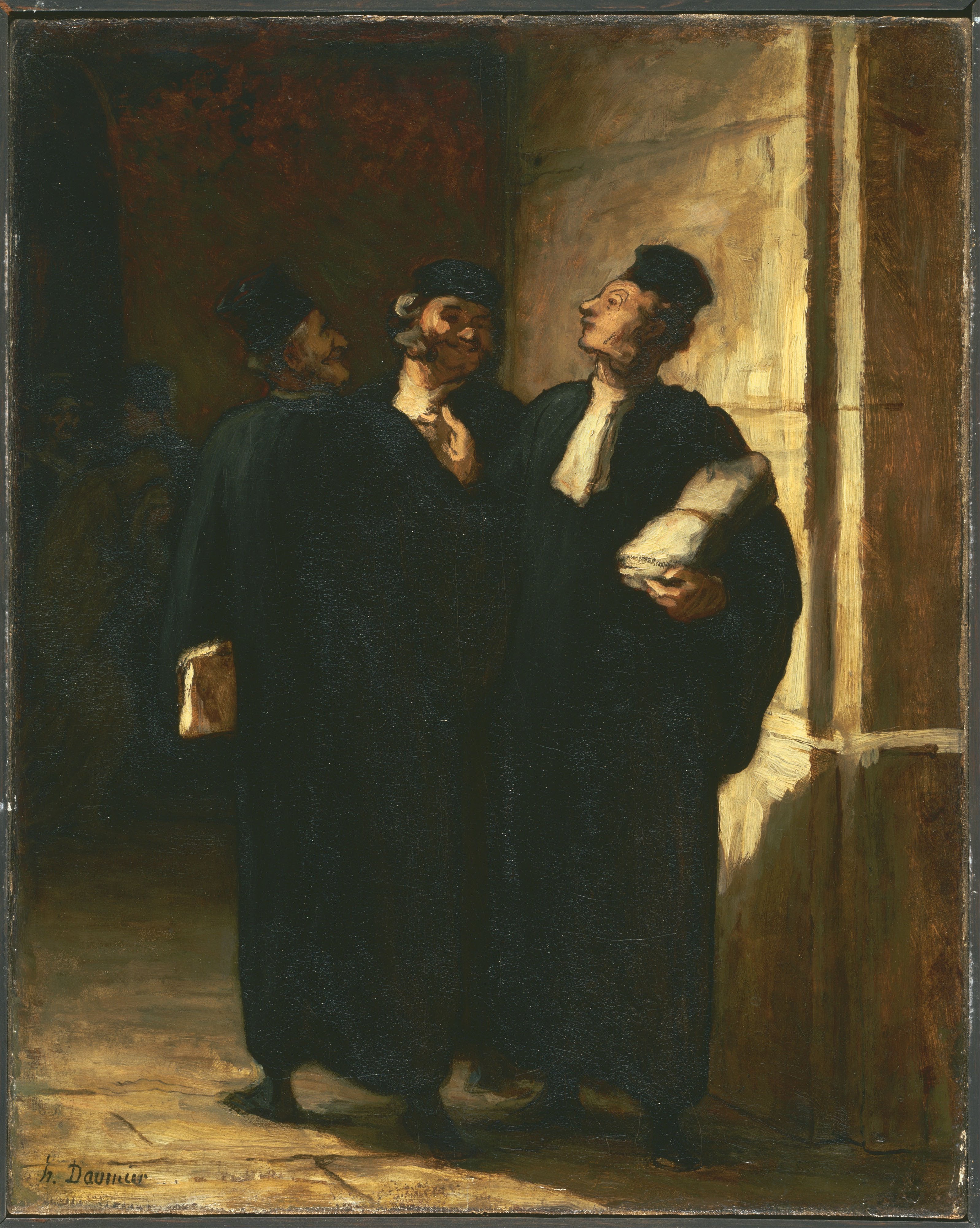 Trois avocats - Honoré Daumier