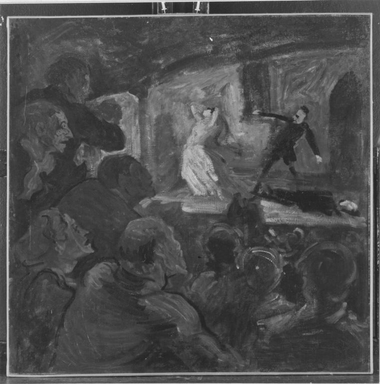 Das Drama (copie de) - Honoré Daumier