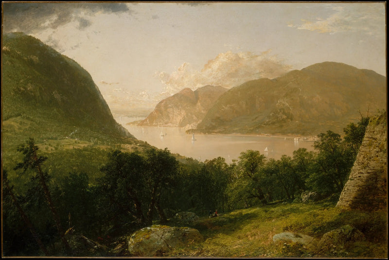 Scène de la rivière Hudson - John Frederick Kensett
