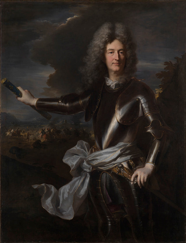 Portrait du maréchal Charles-Auguste Goyon de Matignon, comte de Gacé - Hyacinthe Rigaud