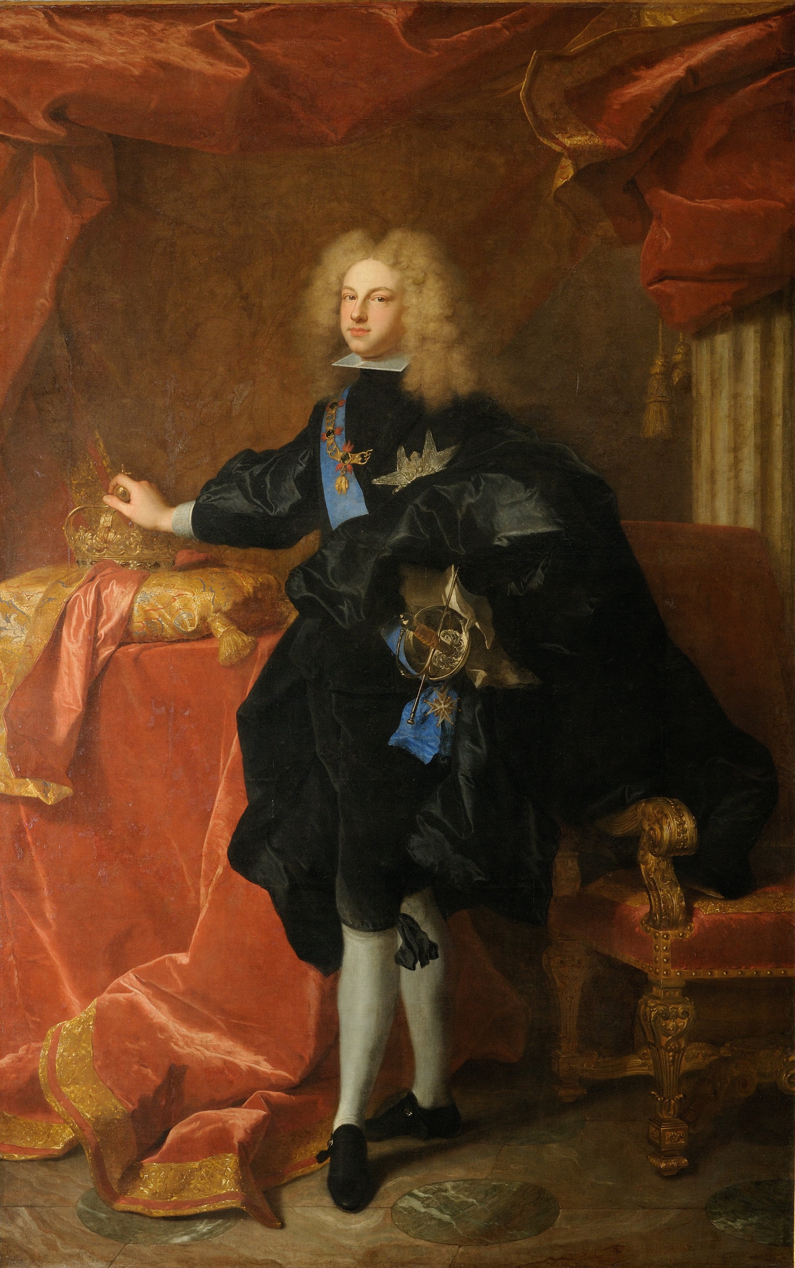 Portrait de Philippe V, roi d'Espagne - Hyacinthe Rigaud