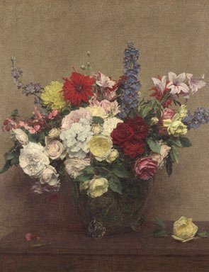 La richesse rose de juin - Henri Fantin-Latour