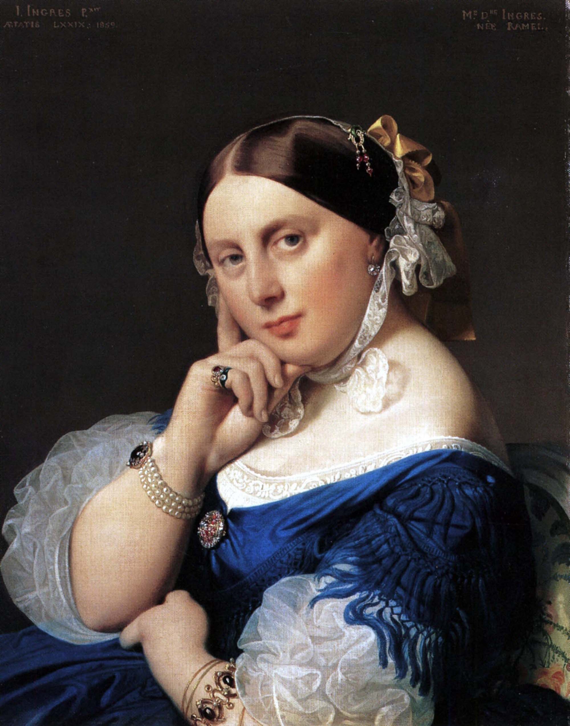 Portrait de Madame Ingres née Ramel - Jean-Auguste-Dominique Ingres