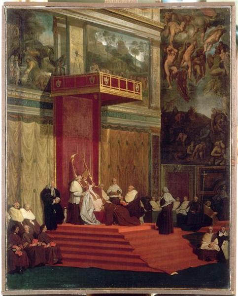 Chapelle locataire du Pape Pie VII - Jean-Auguste-Dominique Ingres