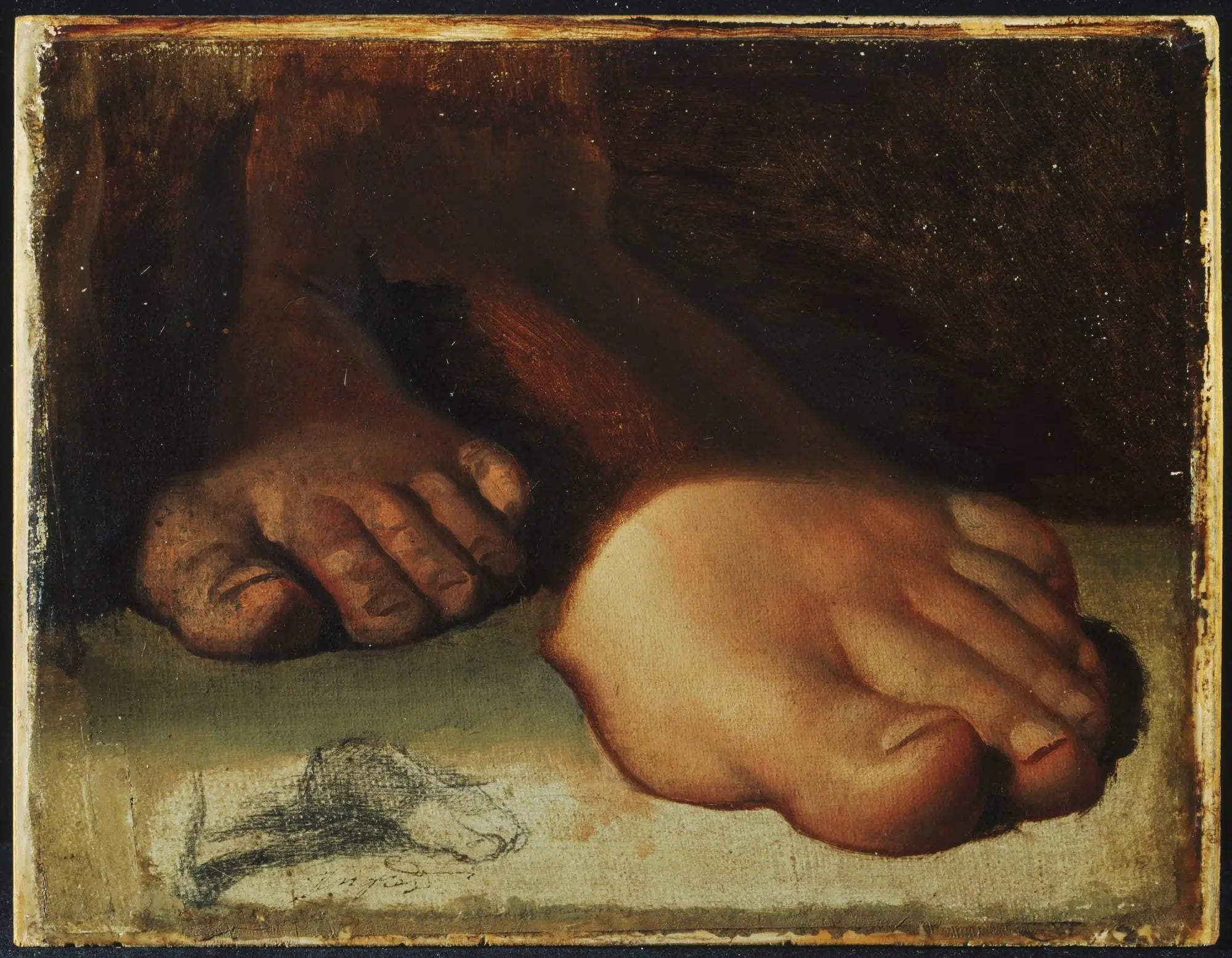 Études pour le pied dans « Jésus donnant les clés à saint Pierre » - Jean-Auguste-Dominique Ingres - Alpha Reproduction