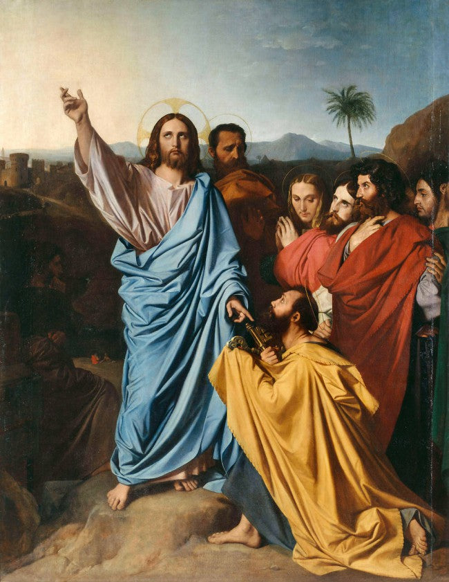 Jésus remettant à saint Pierre les clefs du Paradis - Jean-Auguste-Dominique Ingres