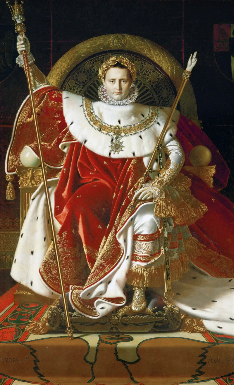 Napoléon Ier sur le trône impérial - Jean-Auguste-Dominique Ingres