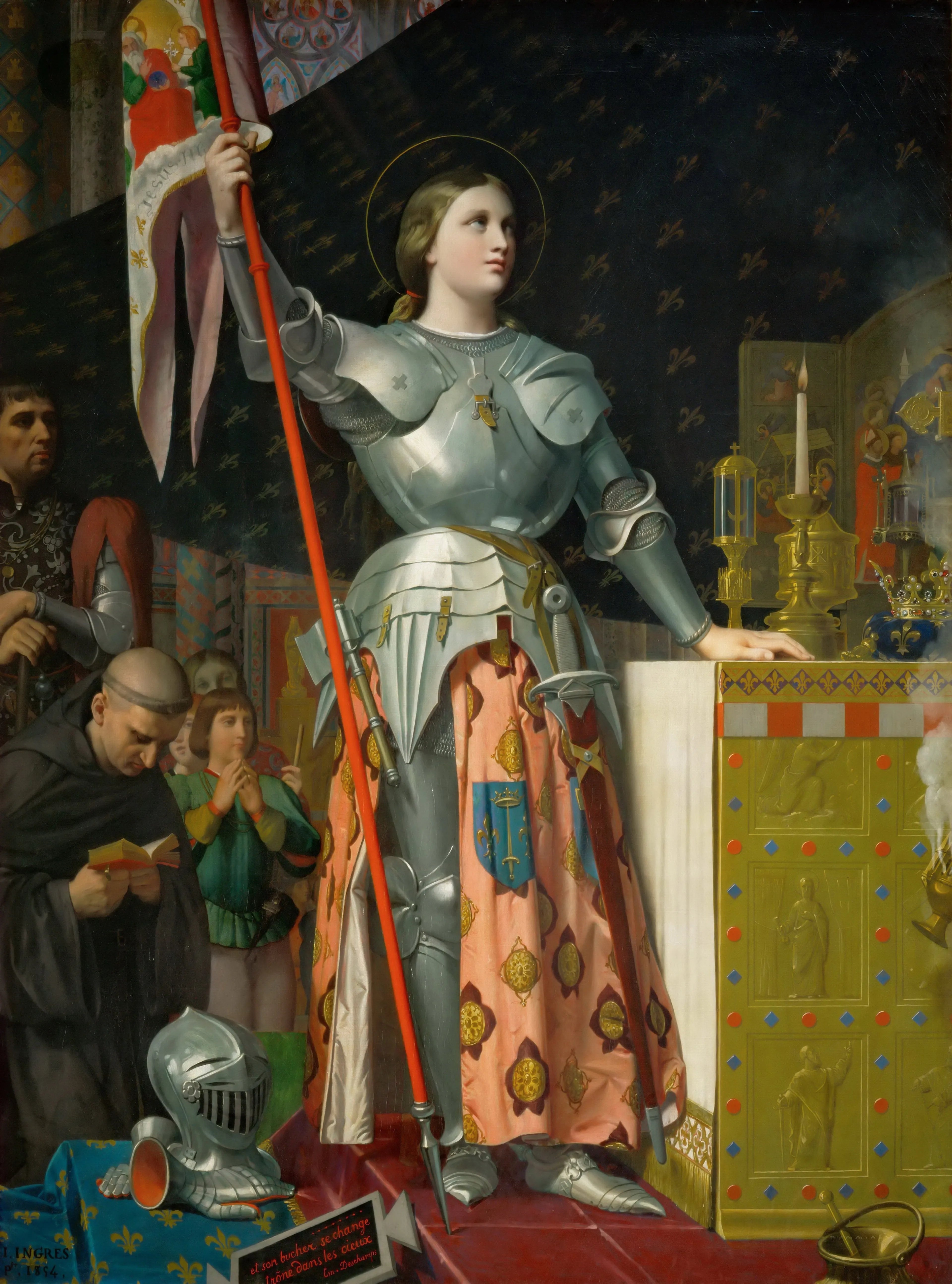 Jeanne d'Arc au sacre du roi Charles VII - Jean-Auguste-Dominique Ingres
