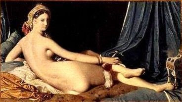 Odalisque couchée, La grande Odalisque - Jean-Auguste-Dominique Ingres