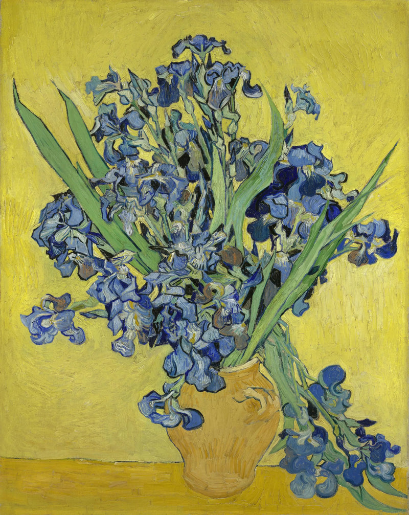 Vase d'iris - Vincent van Gogh