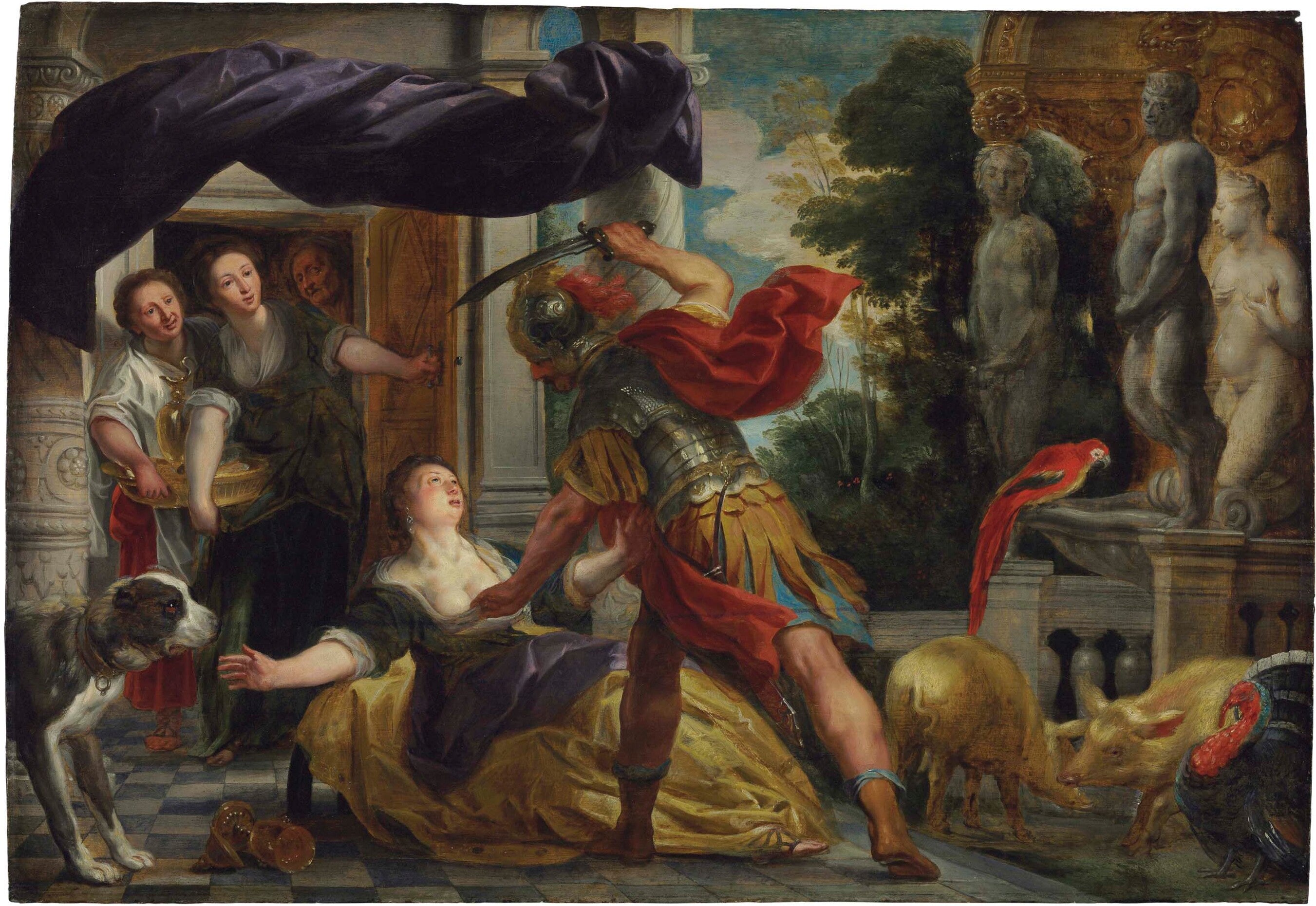 Circé et Ulysse - Jacob Jordaens1