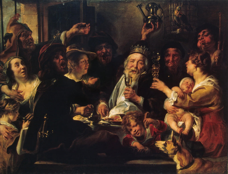 Le Roi des haricots - Jacob Jordaens1