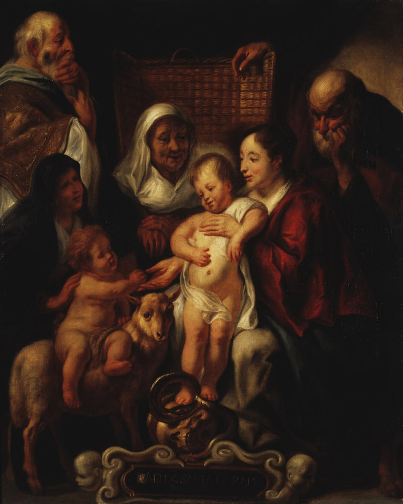 La Sainte Famille (Ermitage) - Jacob Jordaens1