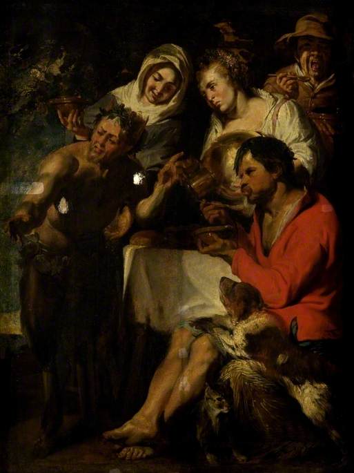 Le Satyre et le Paysan - Jacob Jordaens
