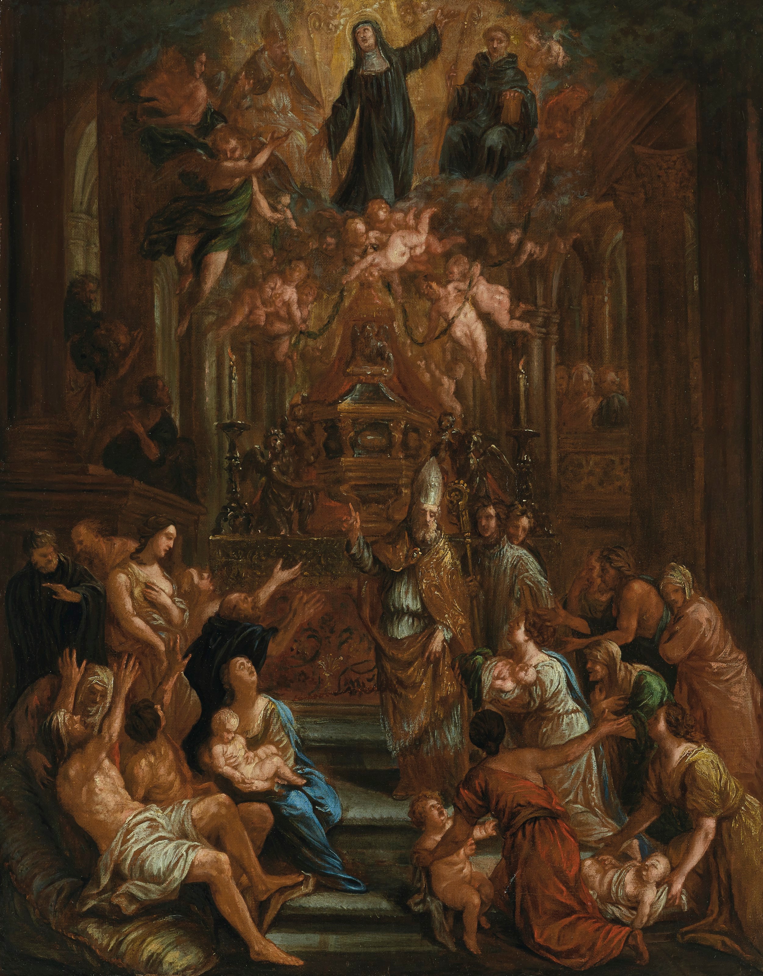 Saint Charles Borromée intercédant pour le pestiféré - Jacob Jordaens
