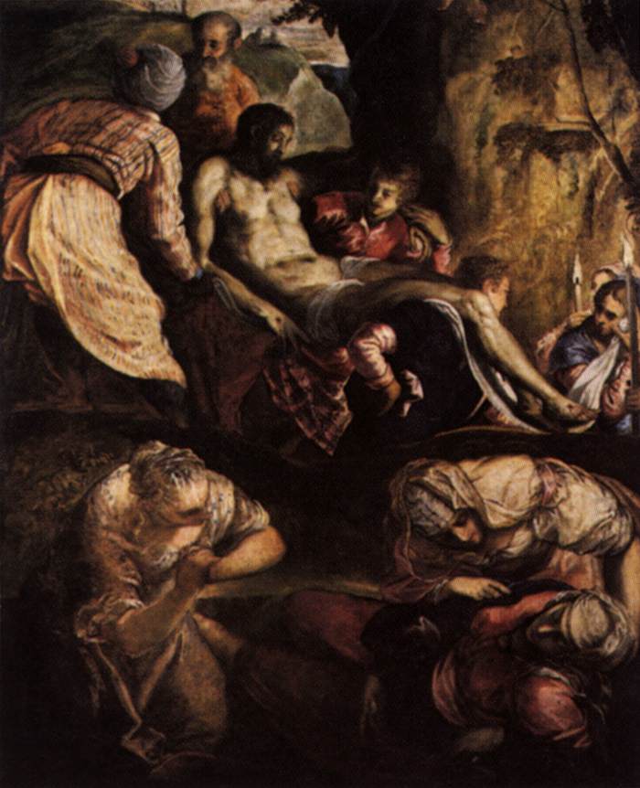 Le Christ porté au tombeau - Jacopo Tintoretto