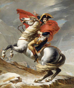 Bonaparte franchissant le Grand-Saint-Bernard - Jacques-Louis David
