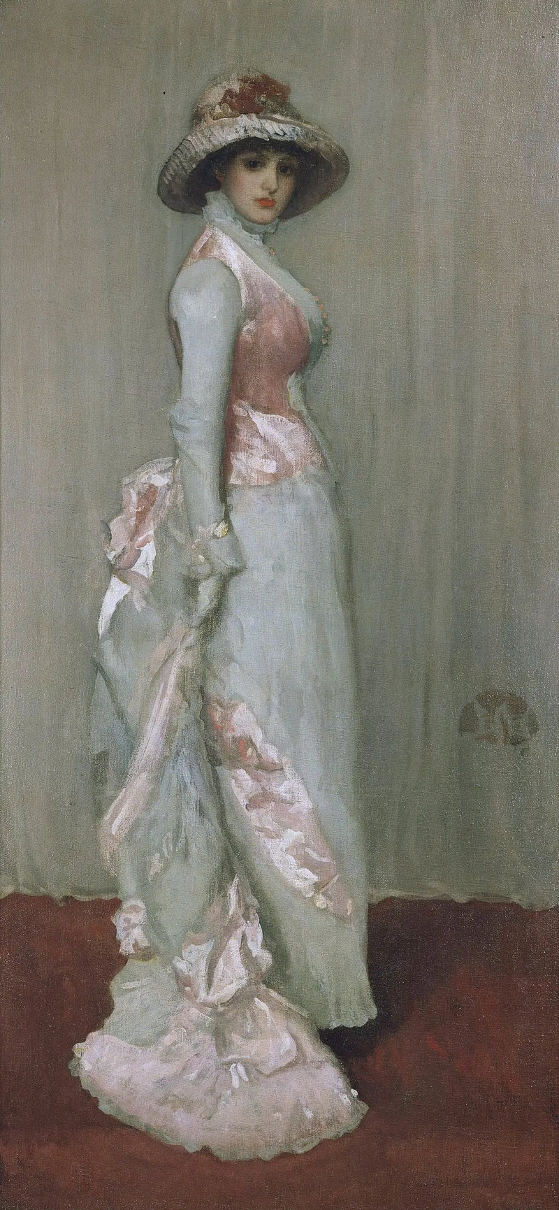 Harmonie en Rose et Gris : Lady Meux - James Abbott McNeill Whistler