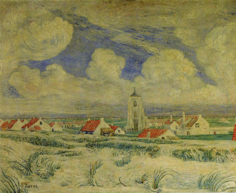 Large View of Mariakerke - James Ensor