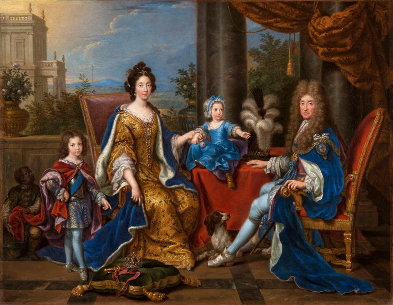 Jacques II et sa famille - Pierre Mignard