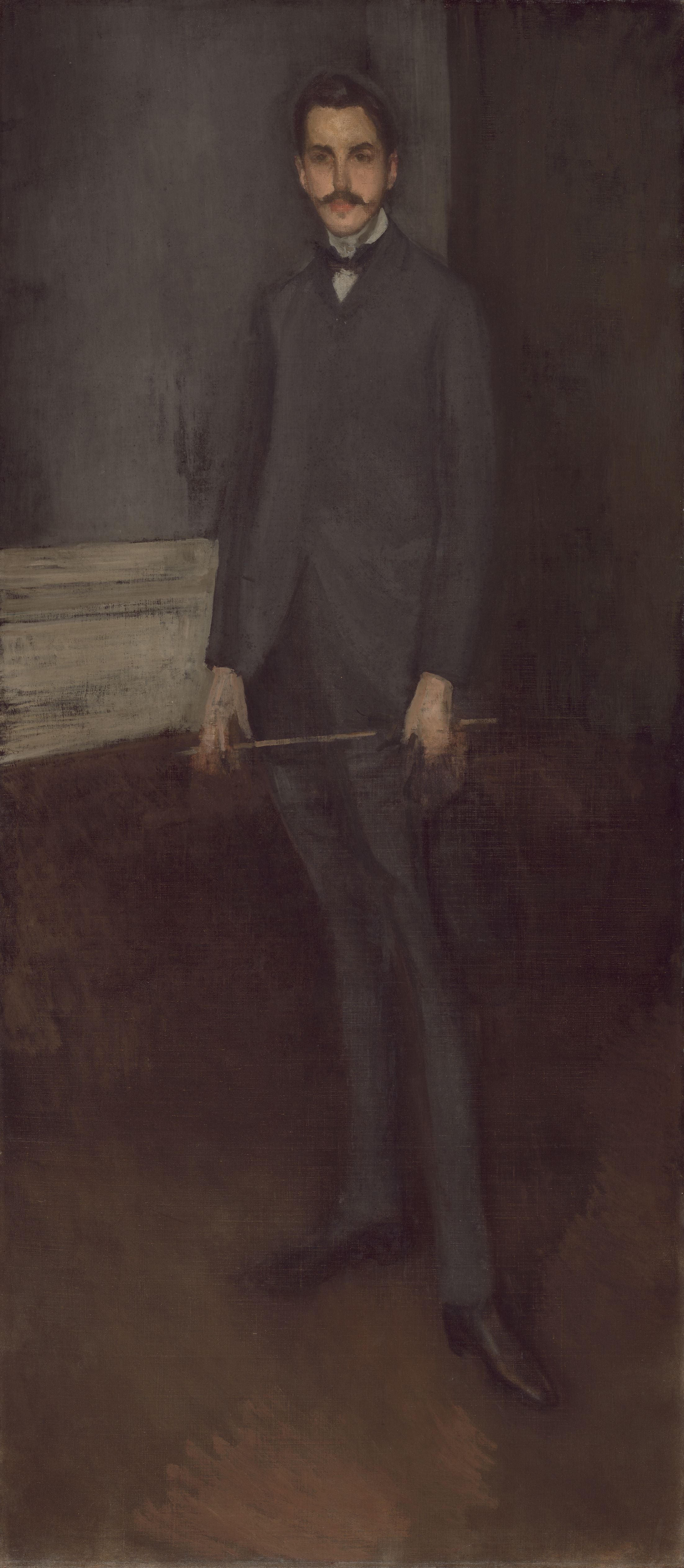 Reproduction du tableau « George W. Vanderbilt - James Abbott McNeill Whistler » par Alpha Reproduction en peinture à l’huile