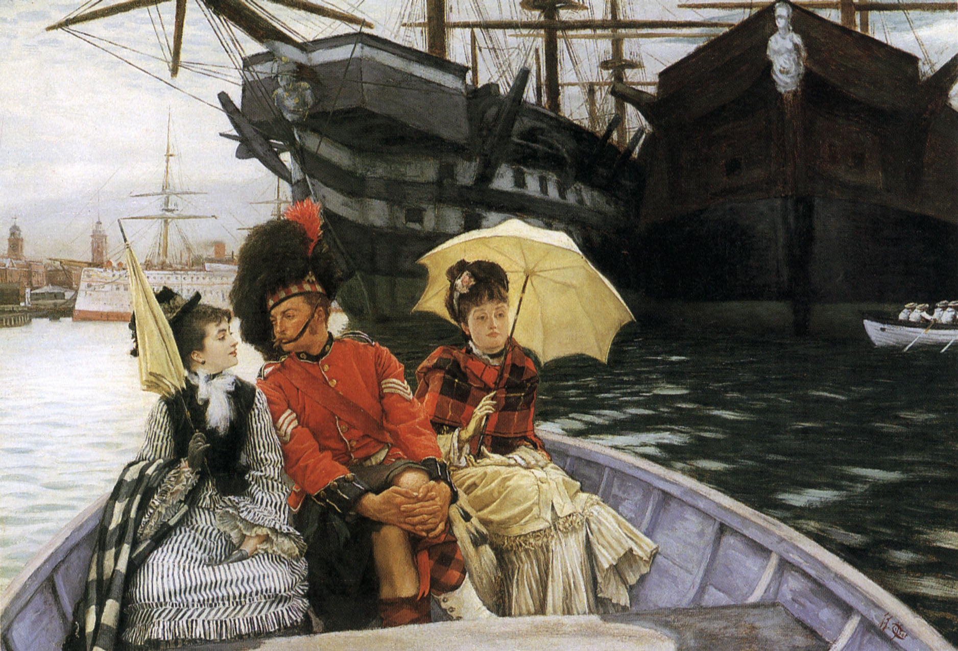 Le Chantier naval de Portsmouth - James Tissot